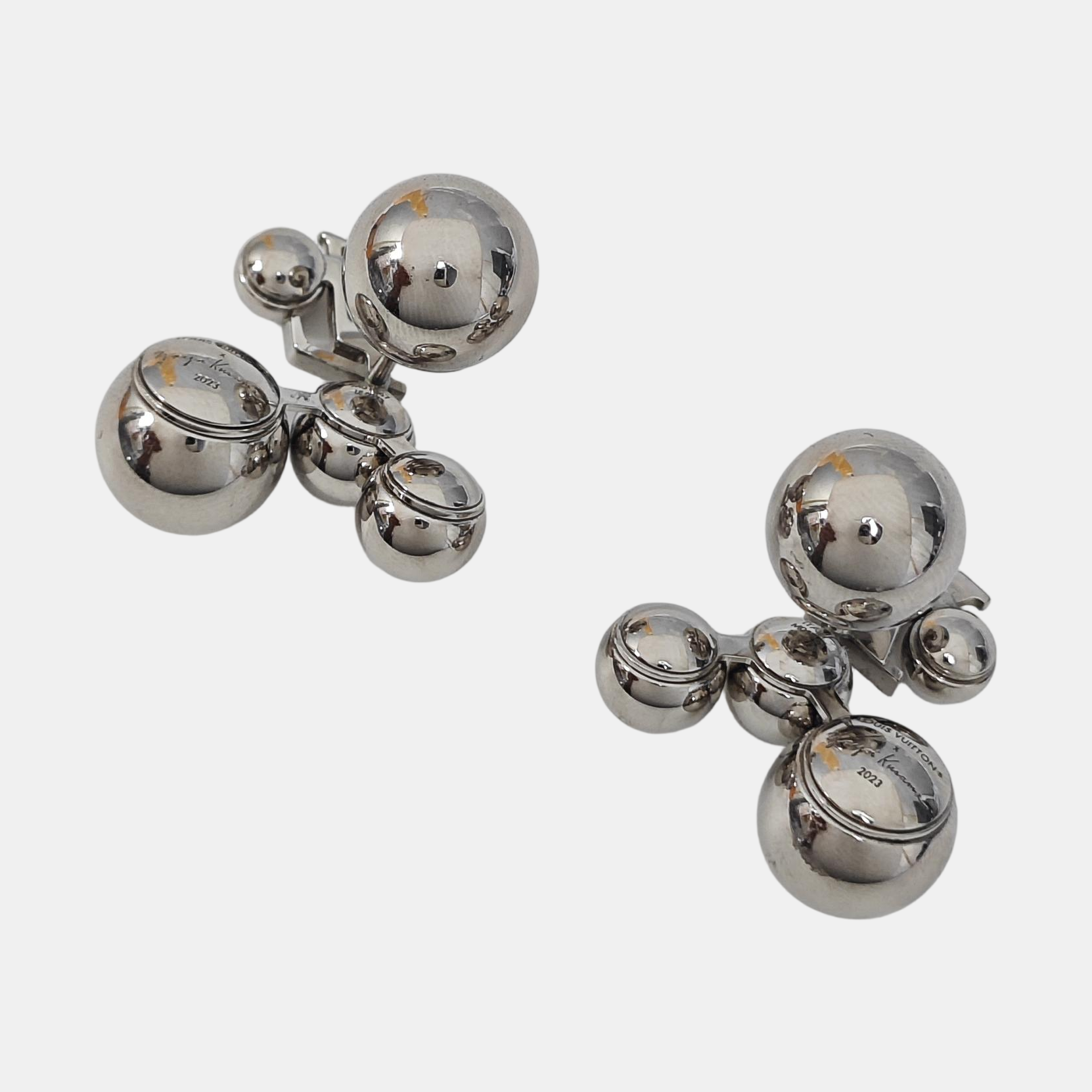Metal Silver Stud Earrings