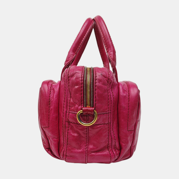 Calfskin Shoulder Bag Pink