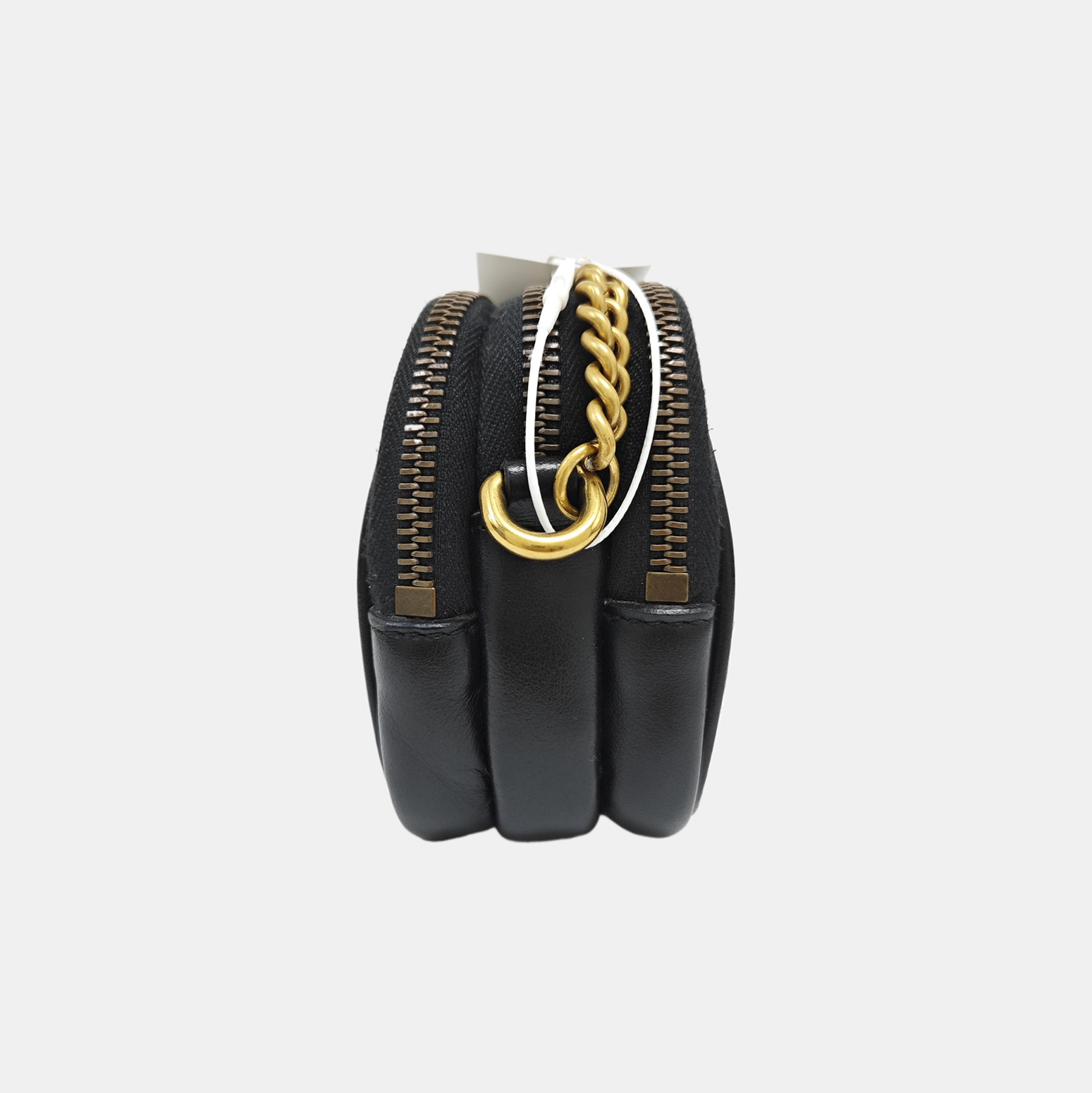 GG Marmont Mini Quilted Calfskin Black