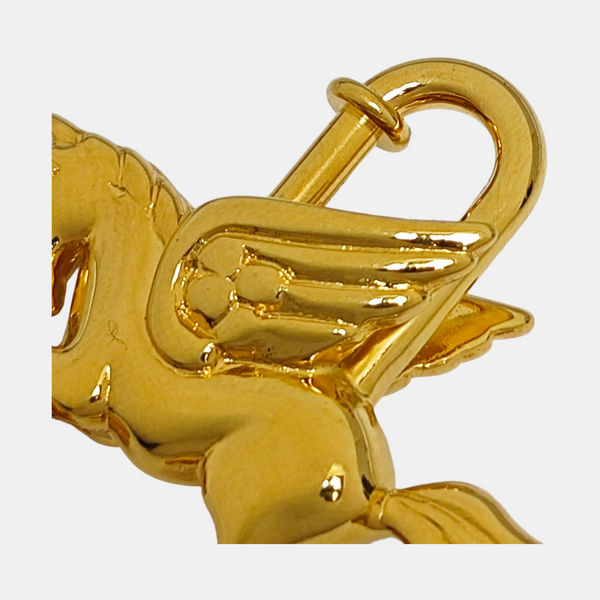 Metal Bag Charm Gold