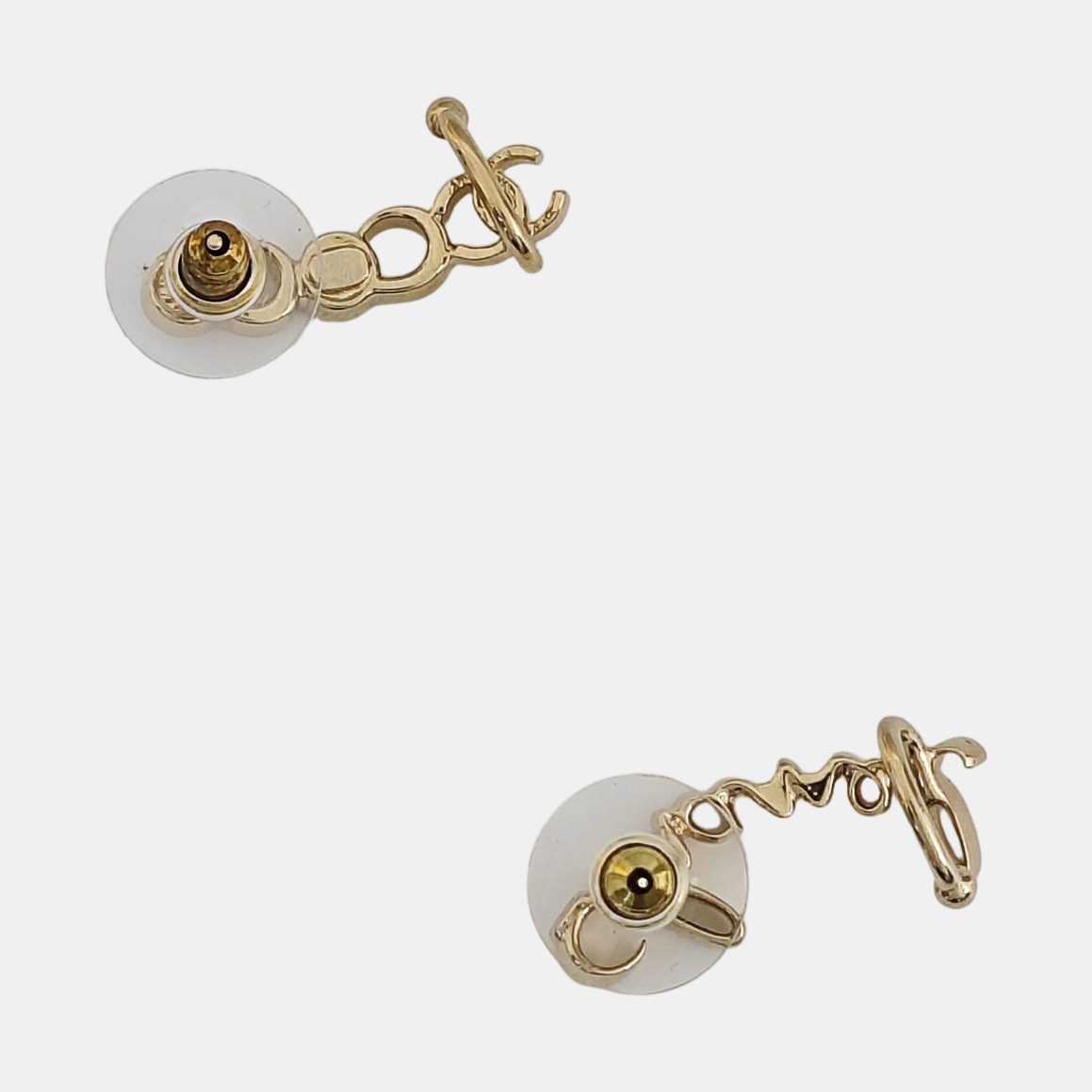 Metal Gold Stud Earrings