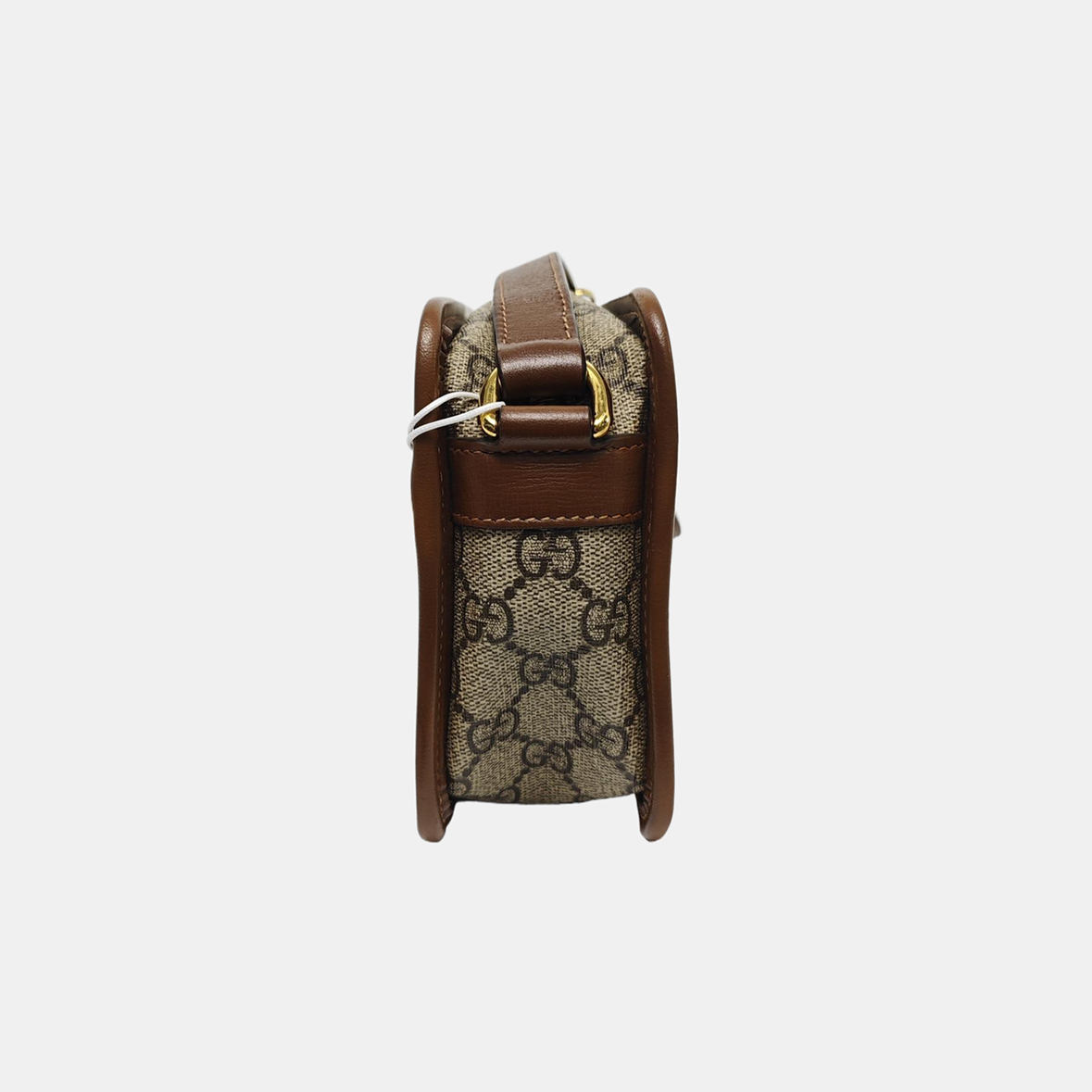 GG Supreme Mini Monogram Coated Canvas Beige