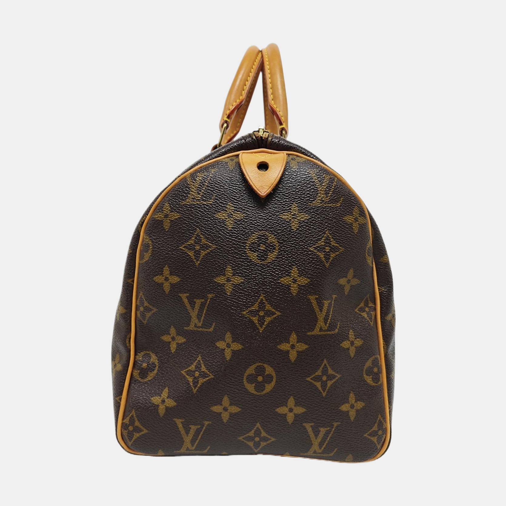 SPEEDY 30 Monogram Coated Canvas Brown