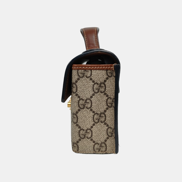 Padlock Mini Monogram Coated Canvas Multicolor