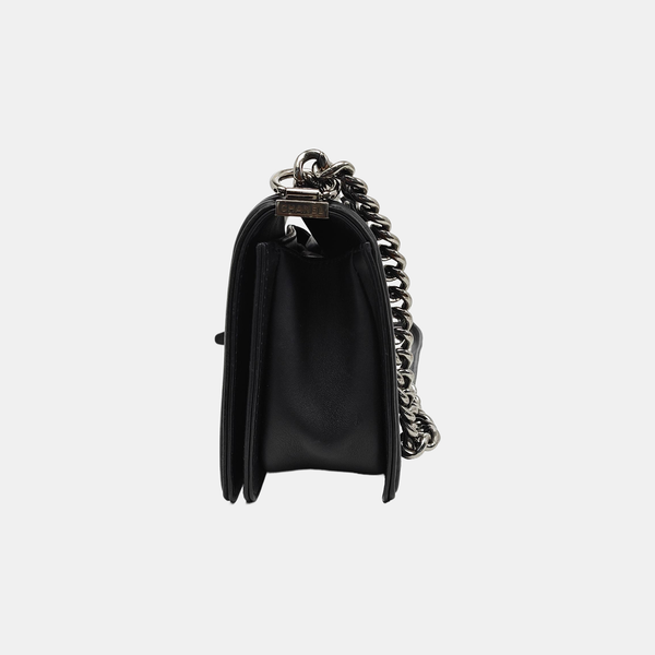 BOY CHANEL Medium Special Material Black