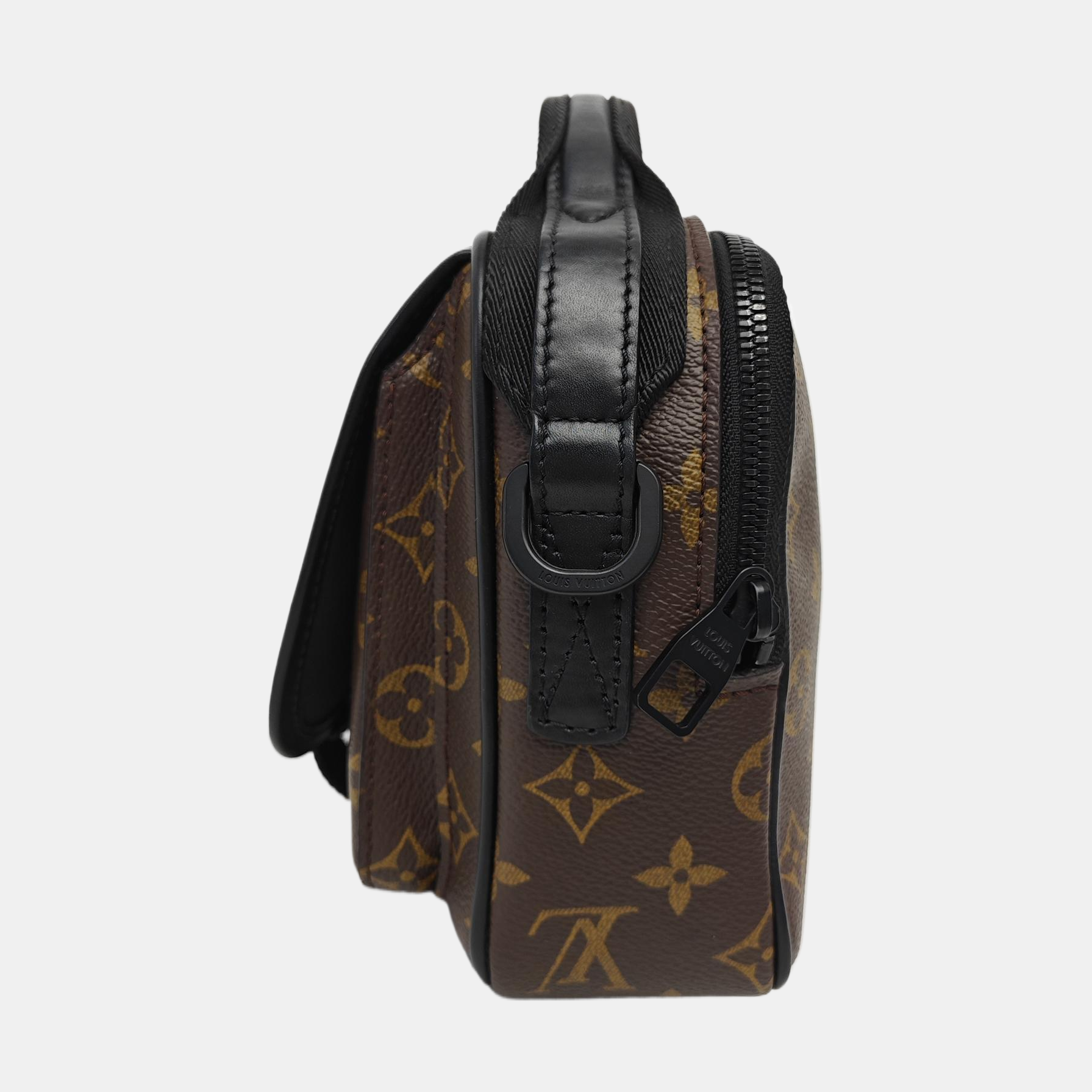 QUEST Monogram Coated Canvas Brown