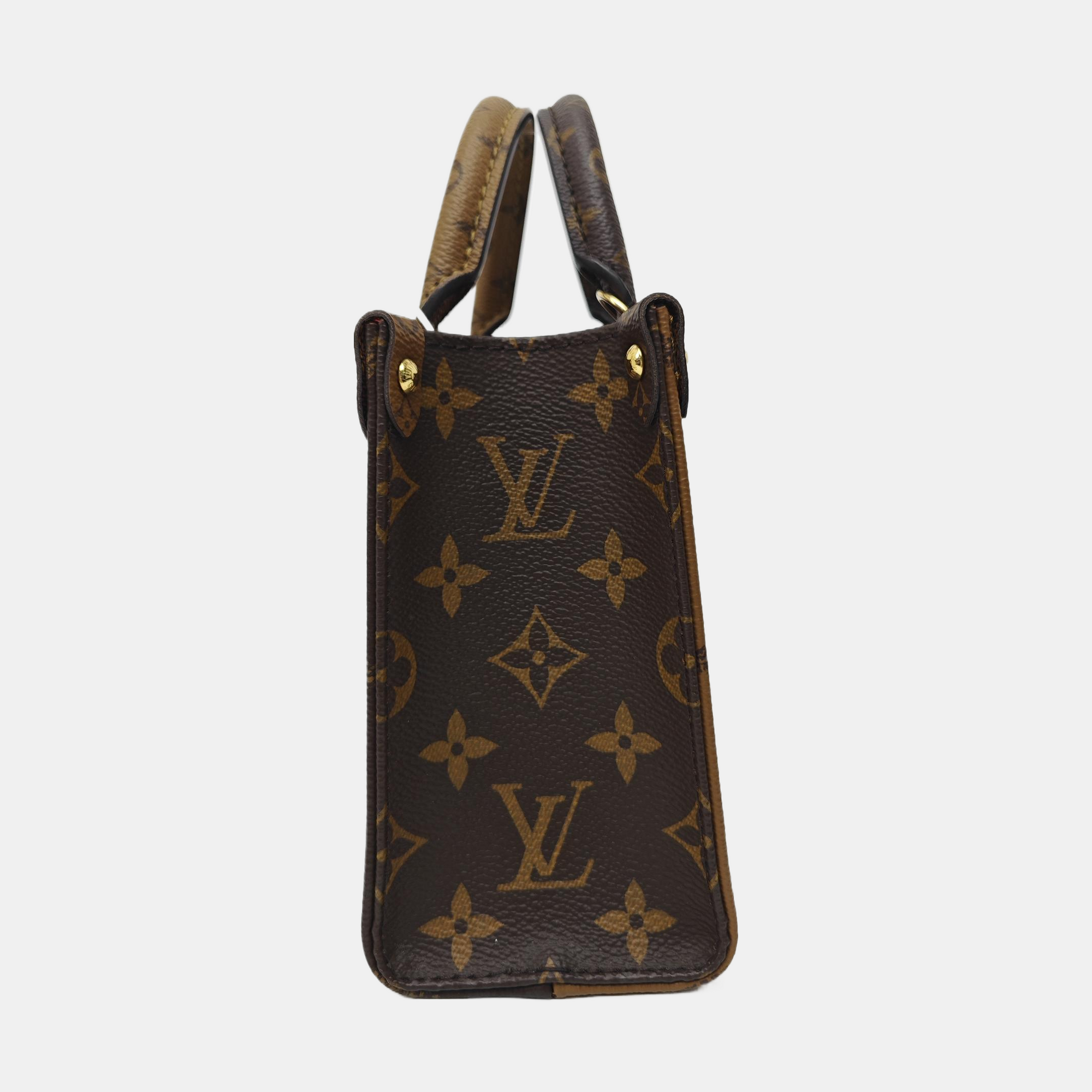 ONTHEGO BB Monogram Coated Canvas Brown
