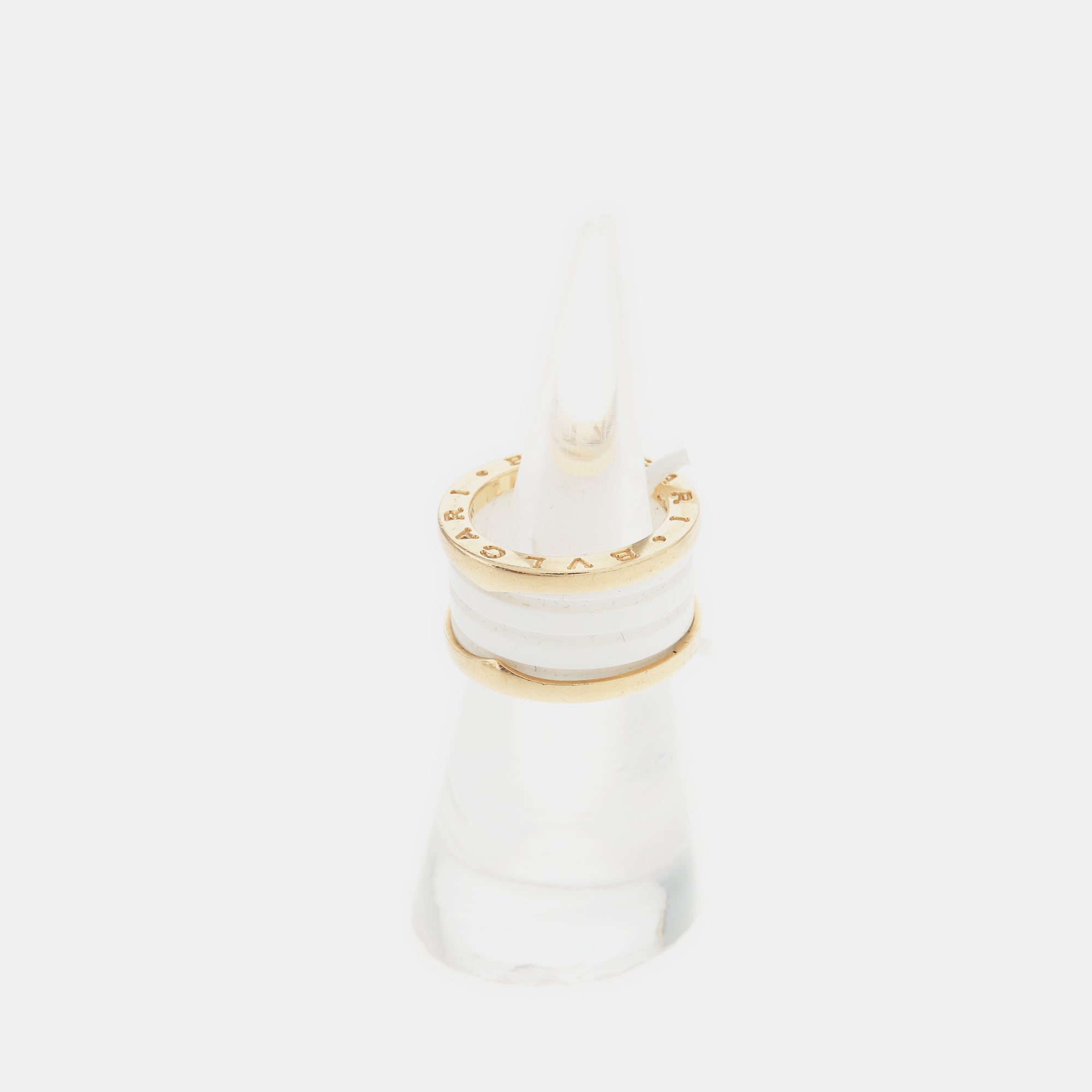 B.ZERO1 18k Rose Gold Ring EU 49