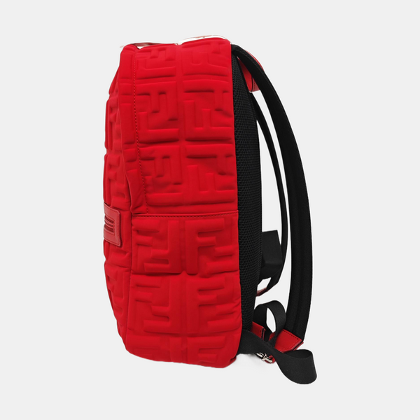 Fabric Backpack Red