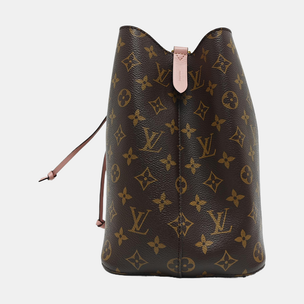 NÉONOÉ MM Monogram Coated Canvas Brown