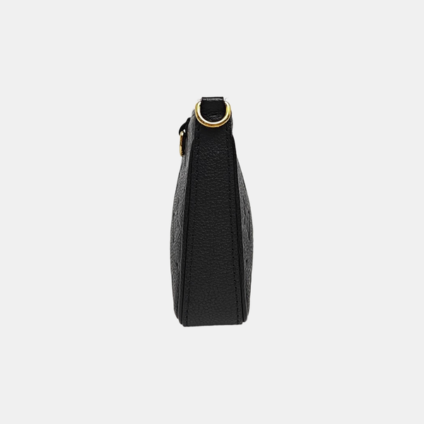 EASY POUCH ON STRAP Monogram Calfskin Black