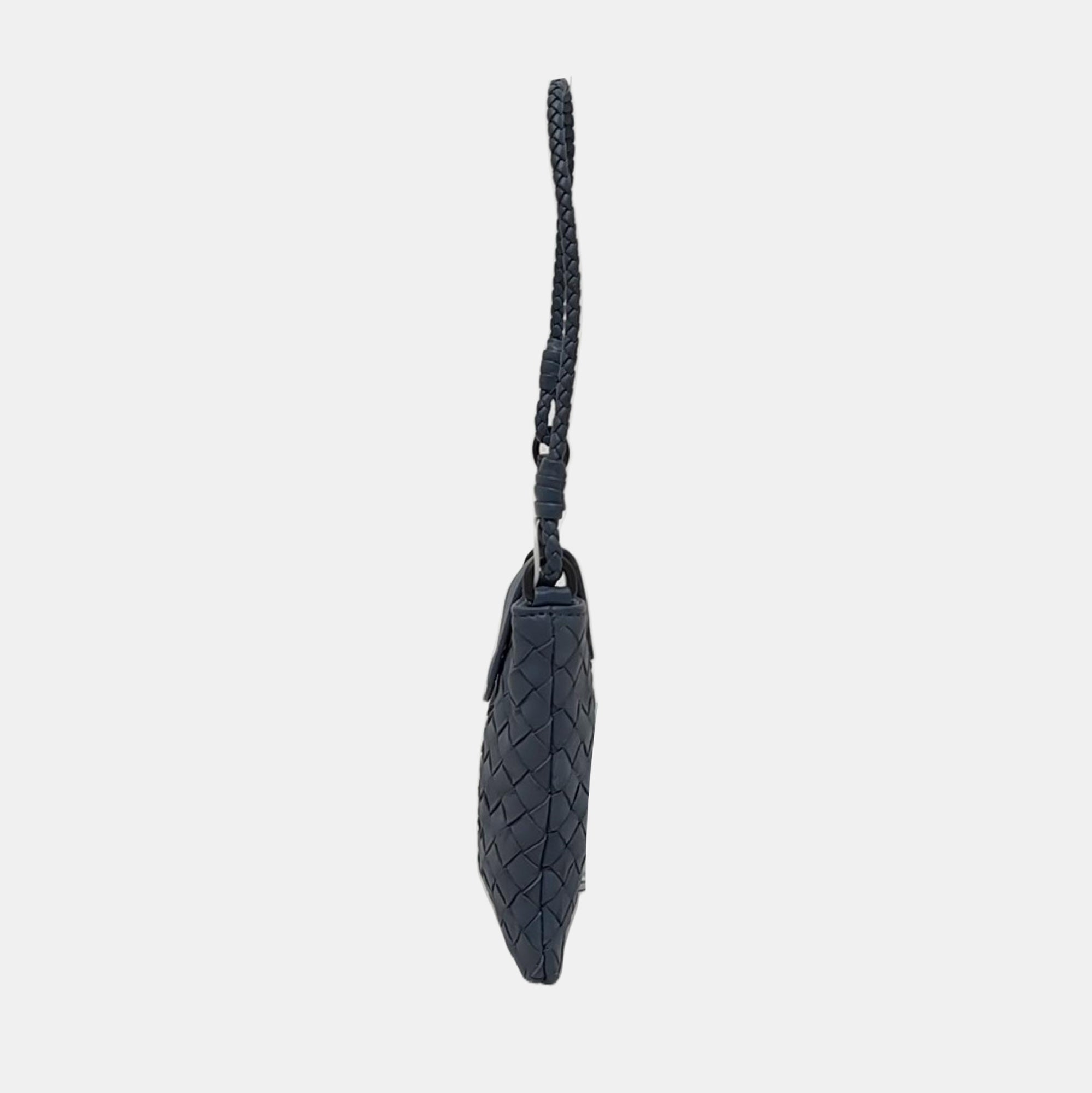 Calfskin Key Pouch Blue