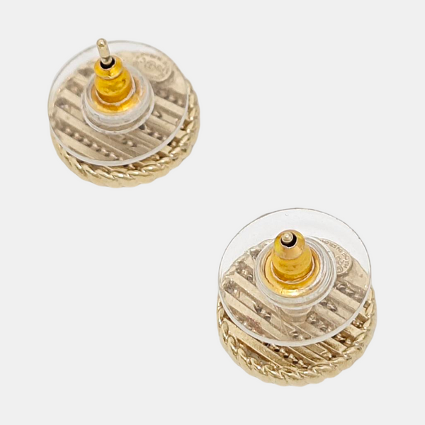 Metal Gold Stud Earrings