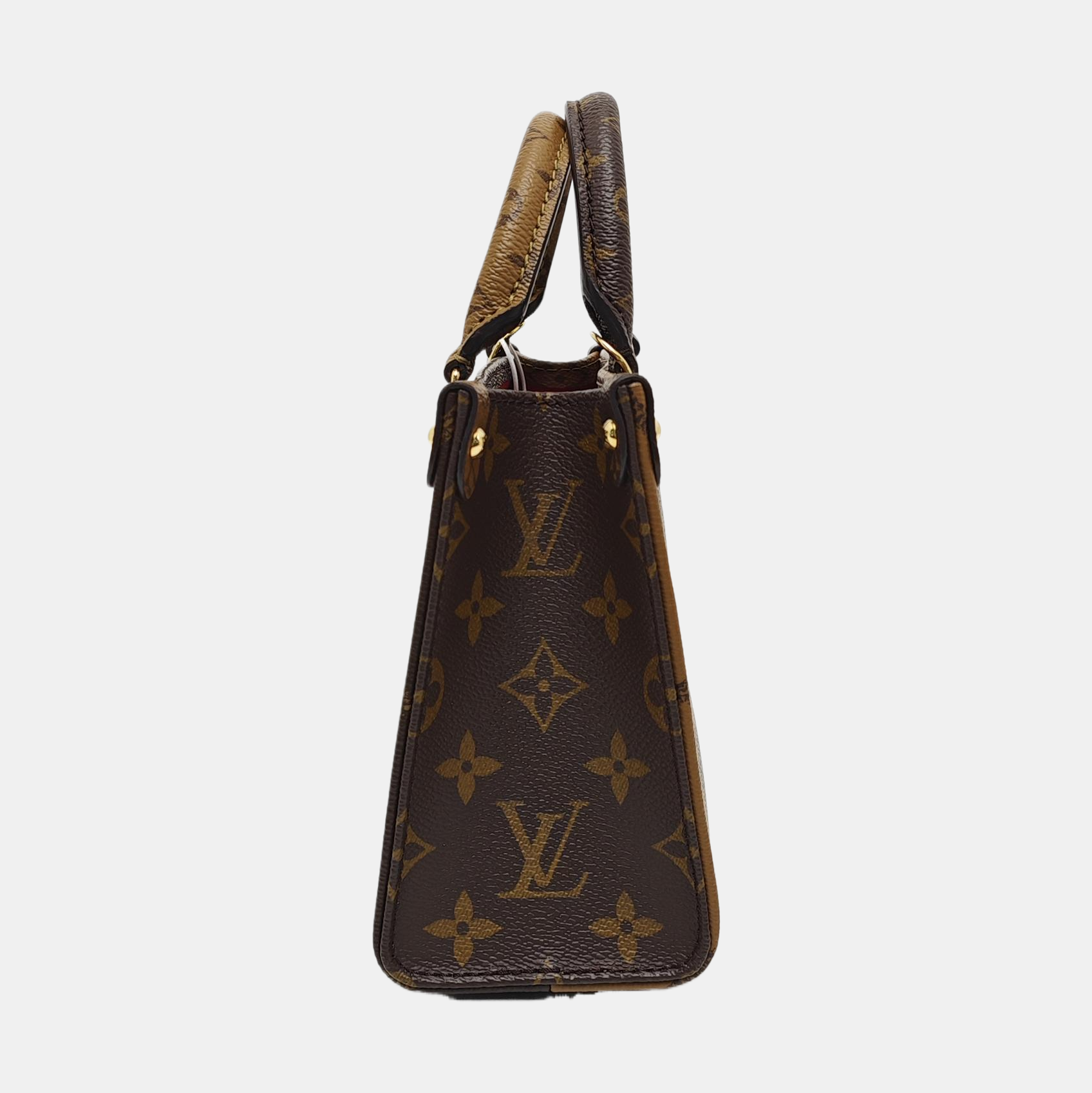 ONTHEGO BB Monogram Coated Canvas Brown