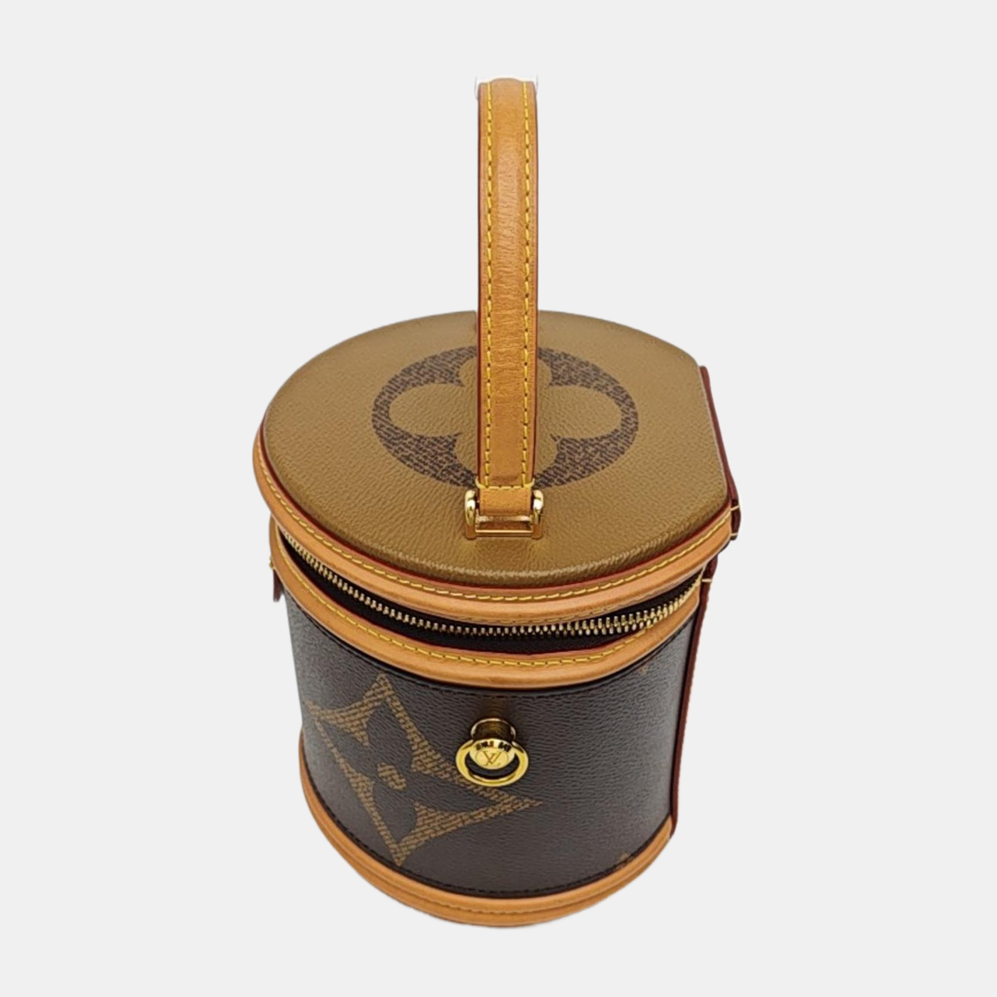 CANNES Monogram Coated Canvas Brown
