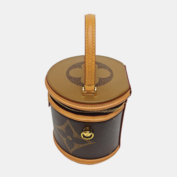 CANNES Monogram Coated Canvas Brown