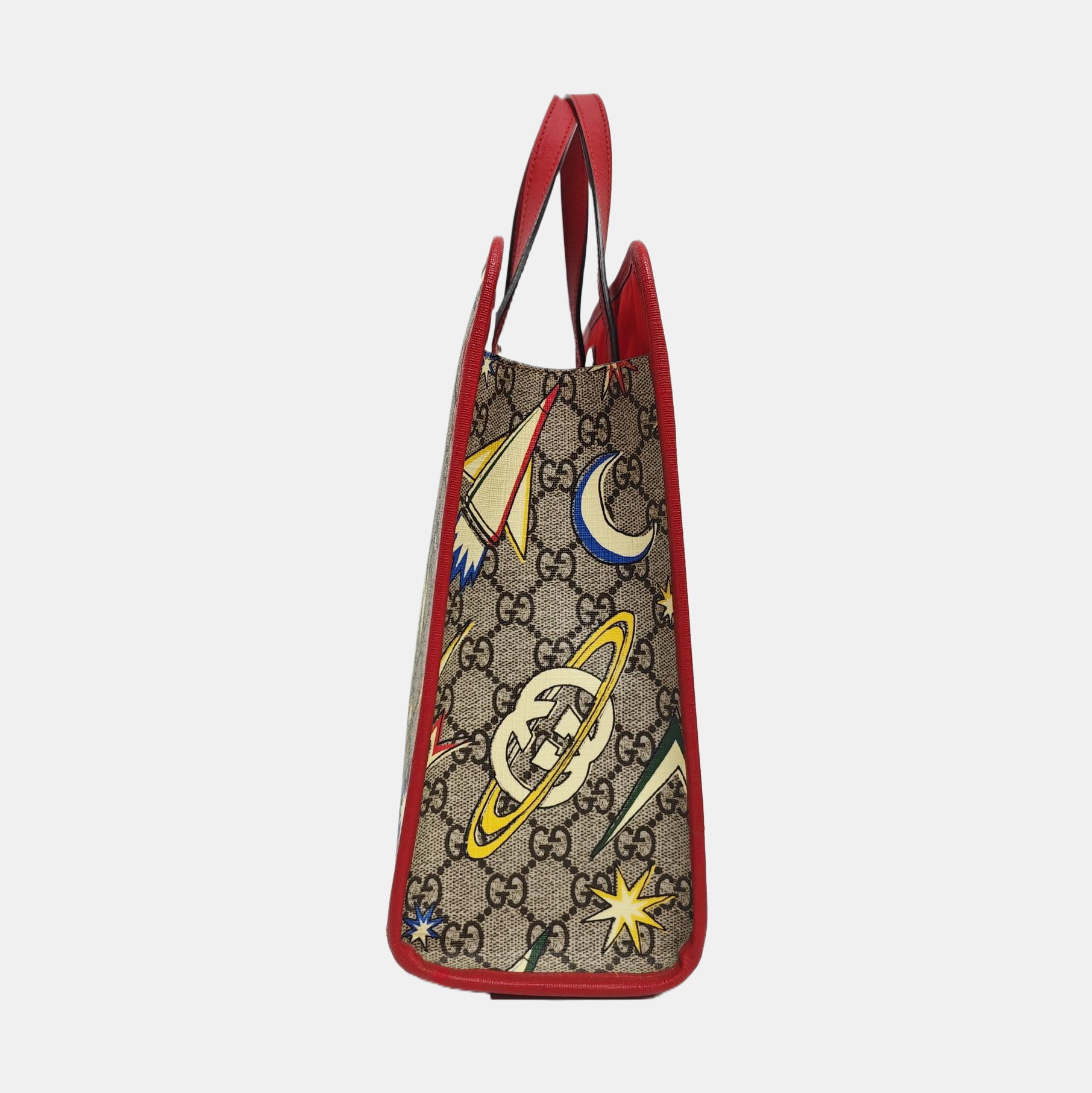Children’s GG Bucket Monogram Coated Canvas Beige