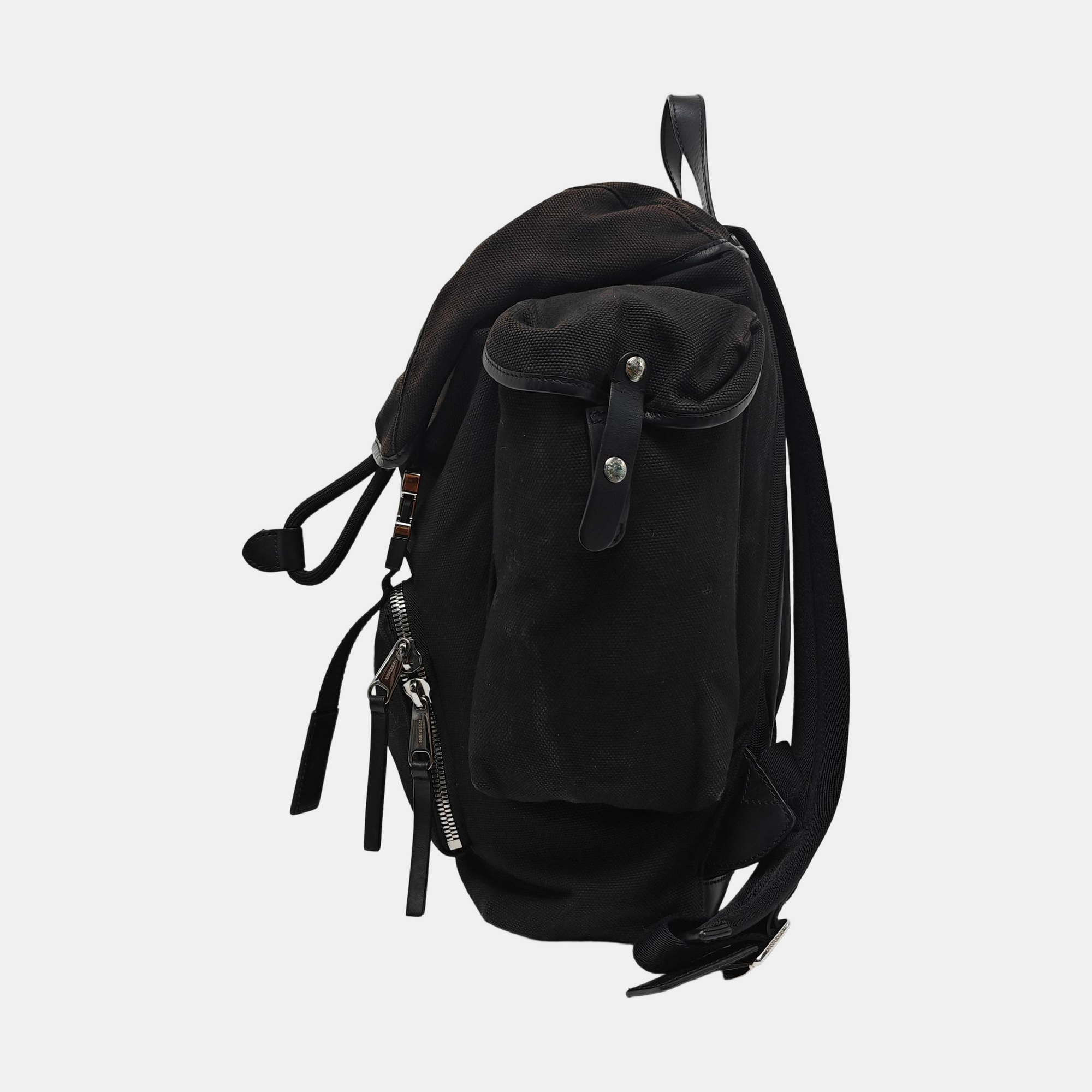 The Rucksack Canvas Black