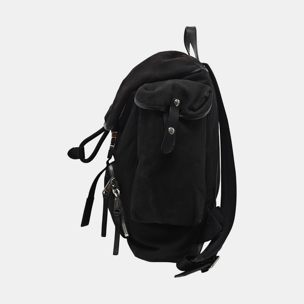 The Rucksack Canvas Black