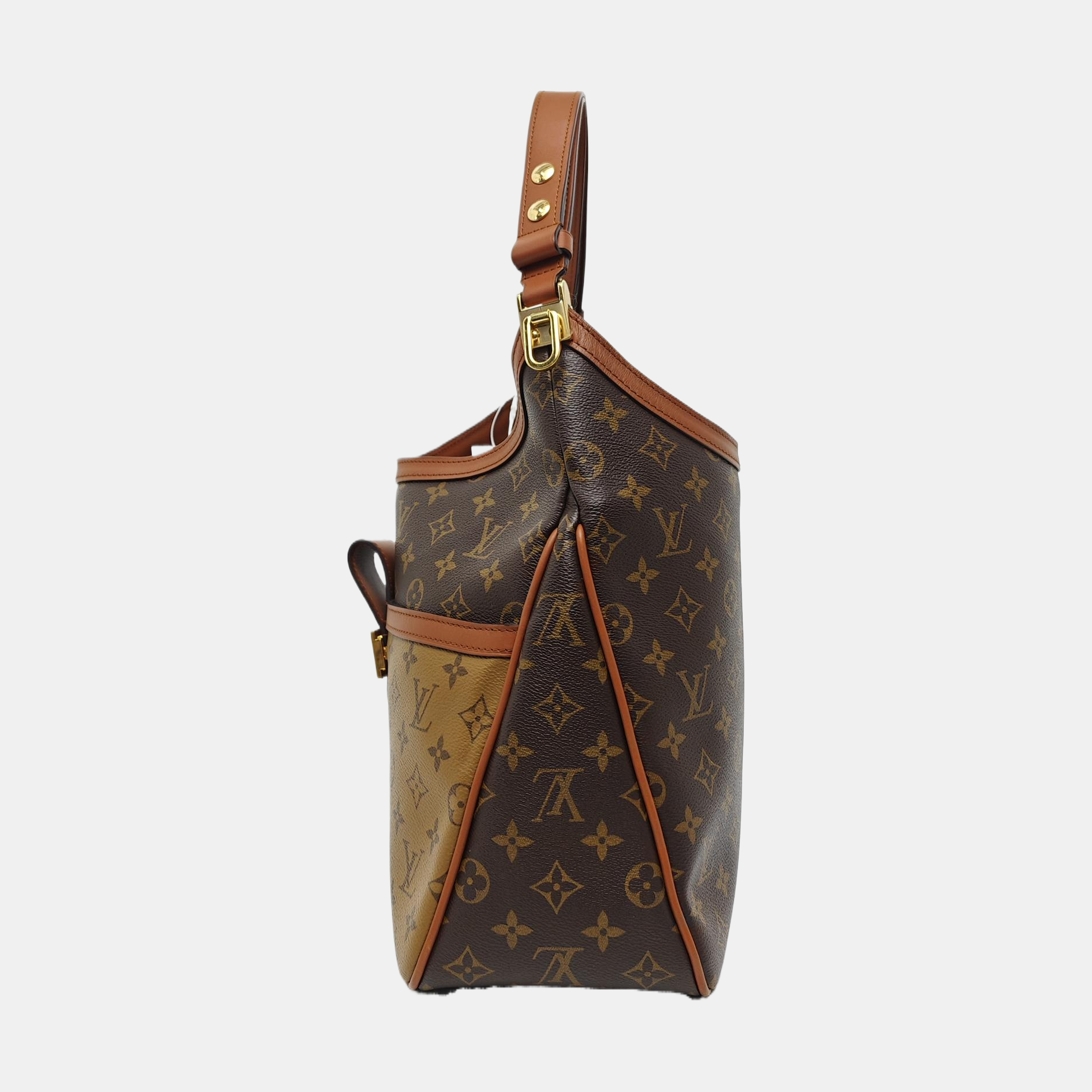 DAUPHINE MM Monogram Coated Canvas Brown
