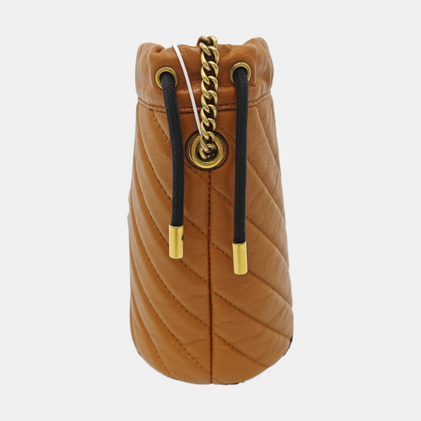 GG Marmont Mini Quilted Calfskin Yellow