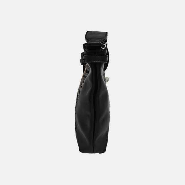 Lambskin Shoulder Bag Black