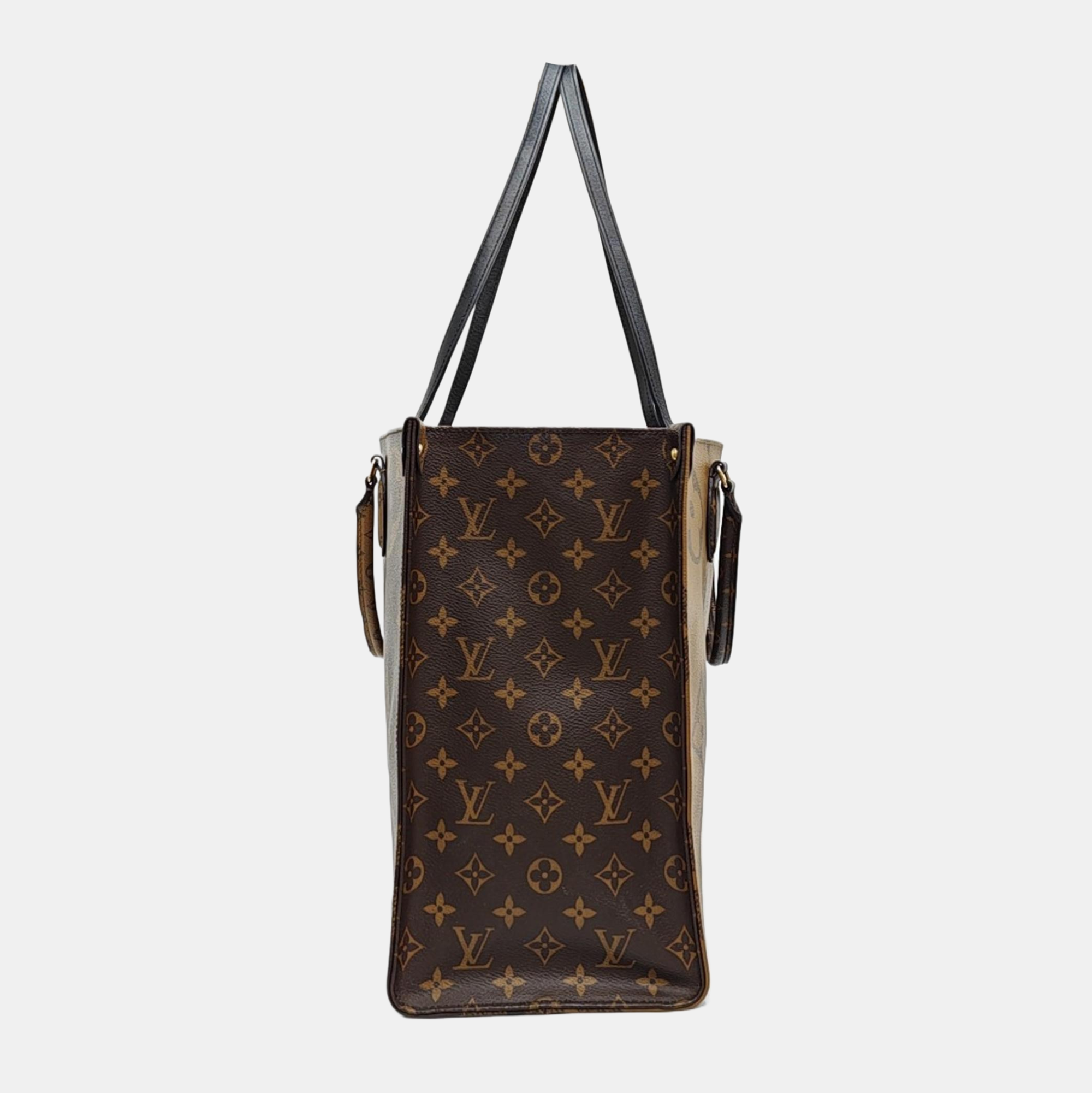 ONTHEGO GM Monogram Coated Canvas Brown