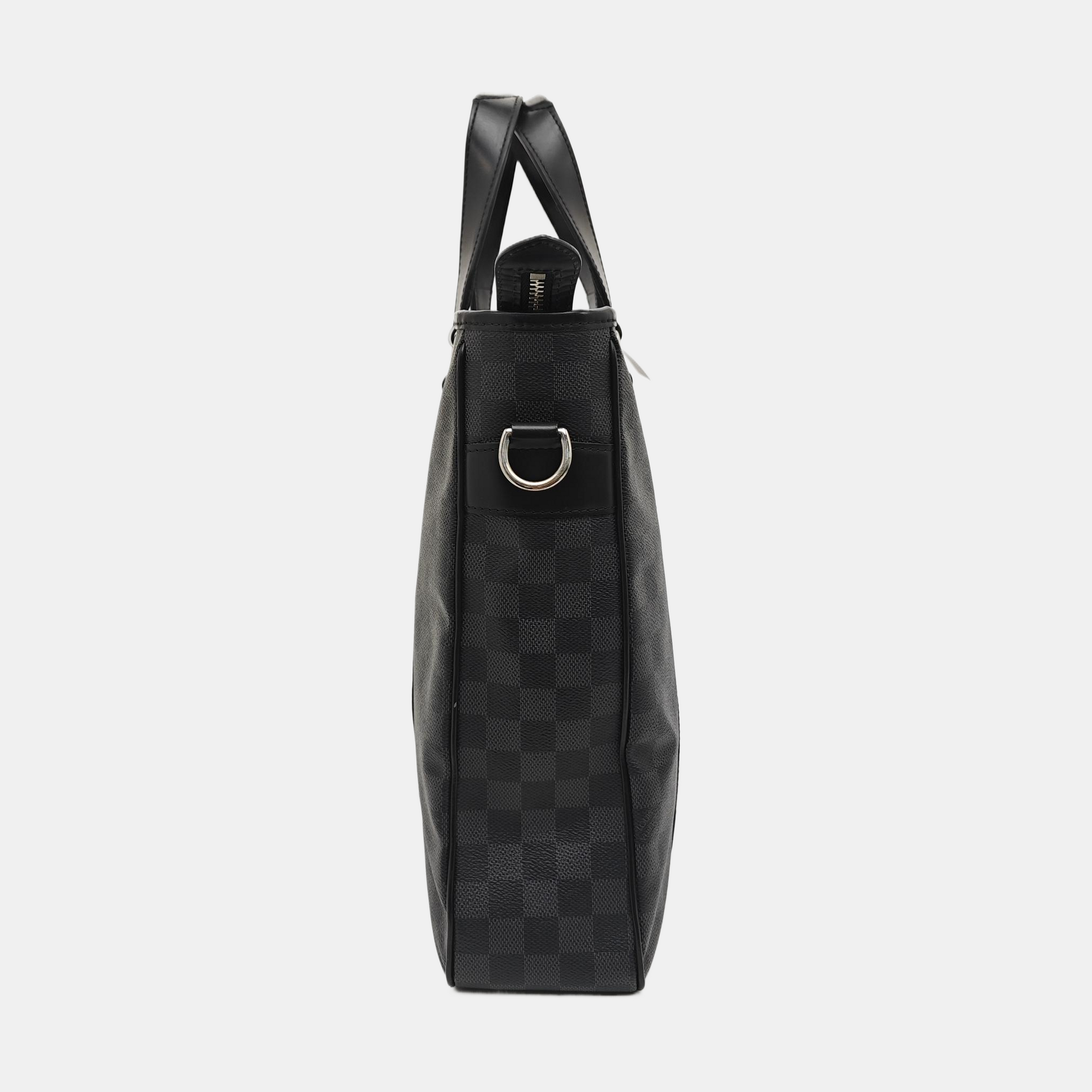 TADAO PM Damier Graphite Coated Canvas Gray