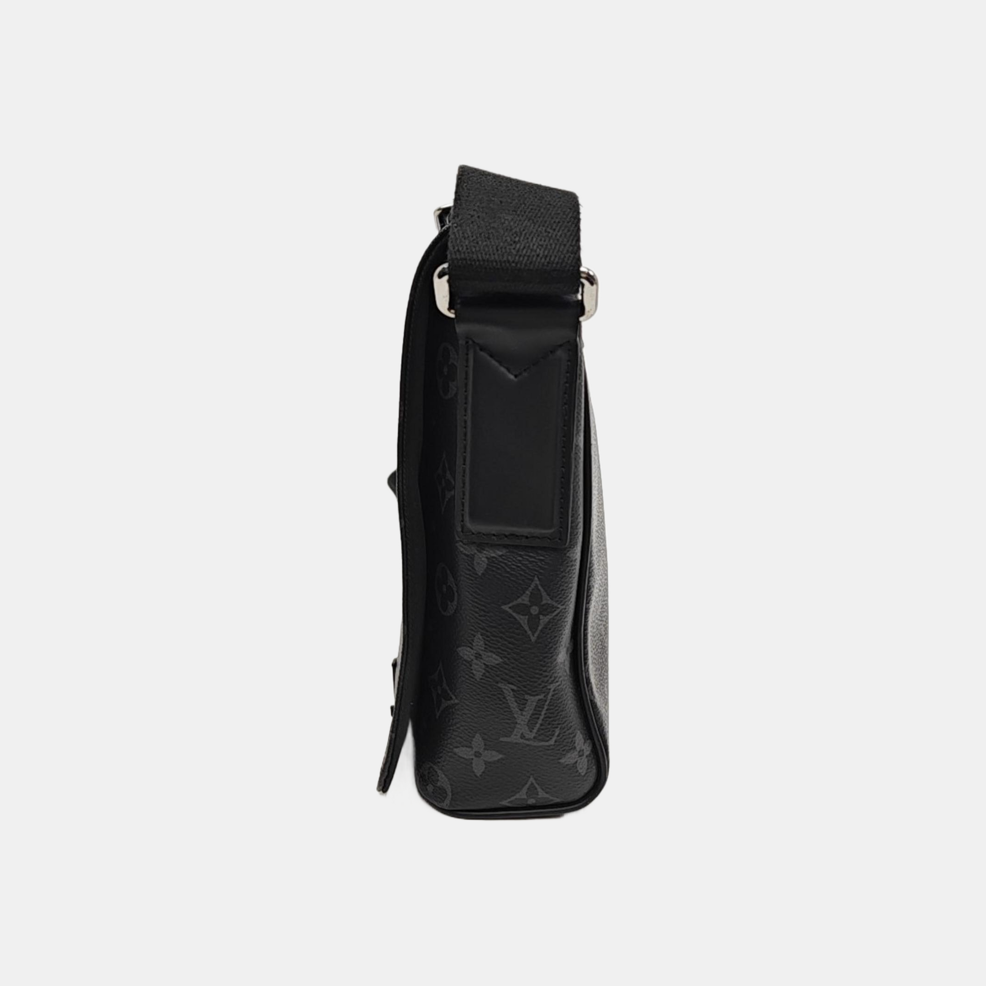 DISTRICT PM Monogram Coated Canvas Black