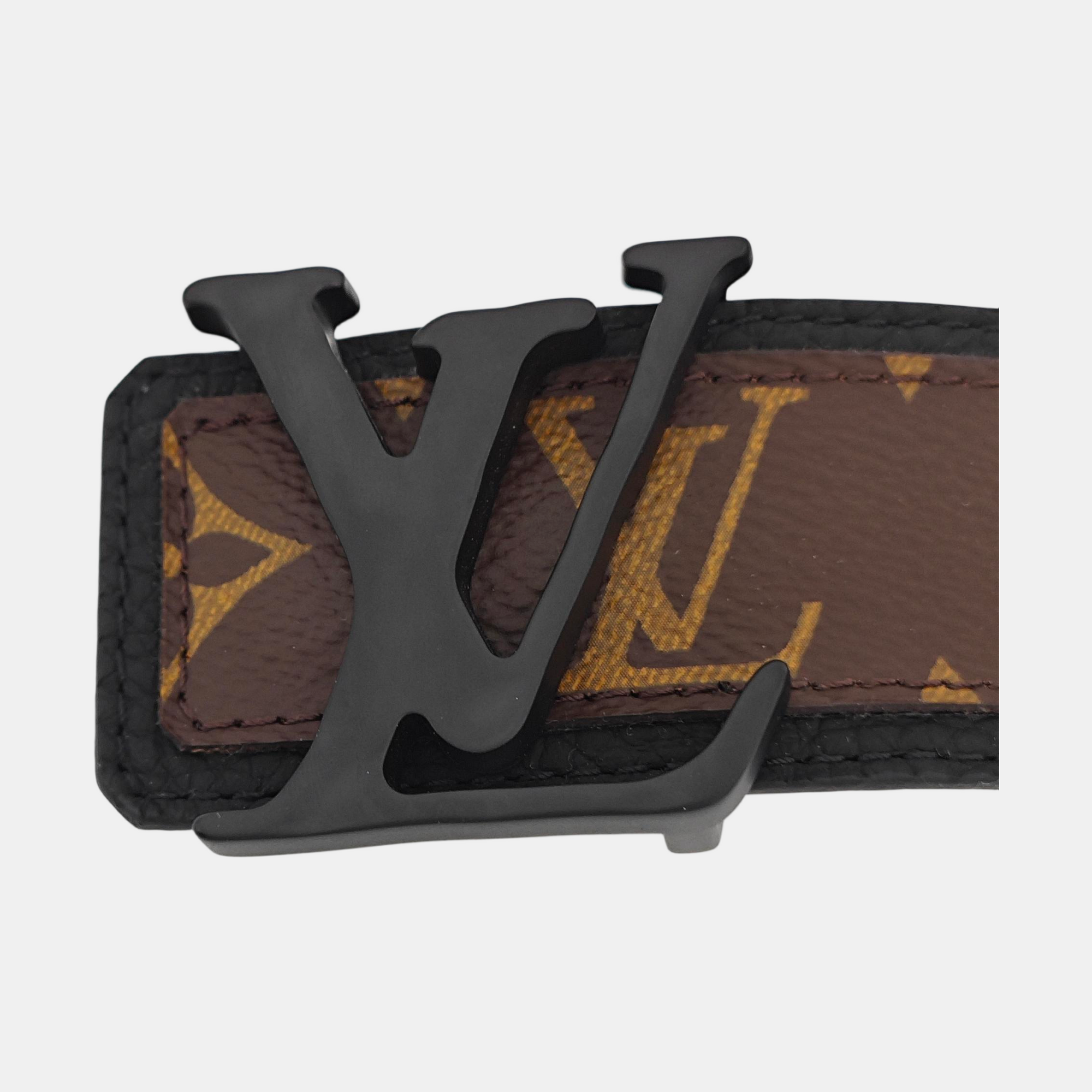 Coated Canvas Belt Brown