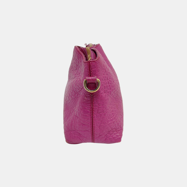 Calfskin Shoulder Bag Red