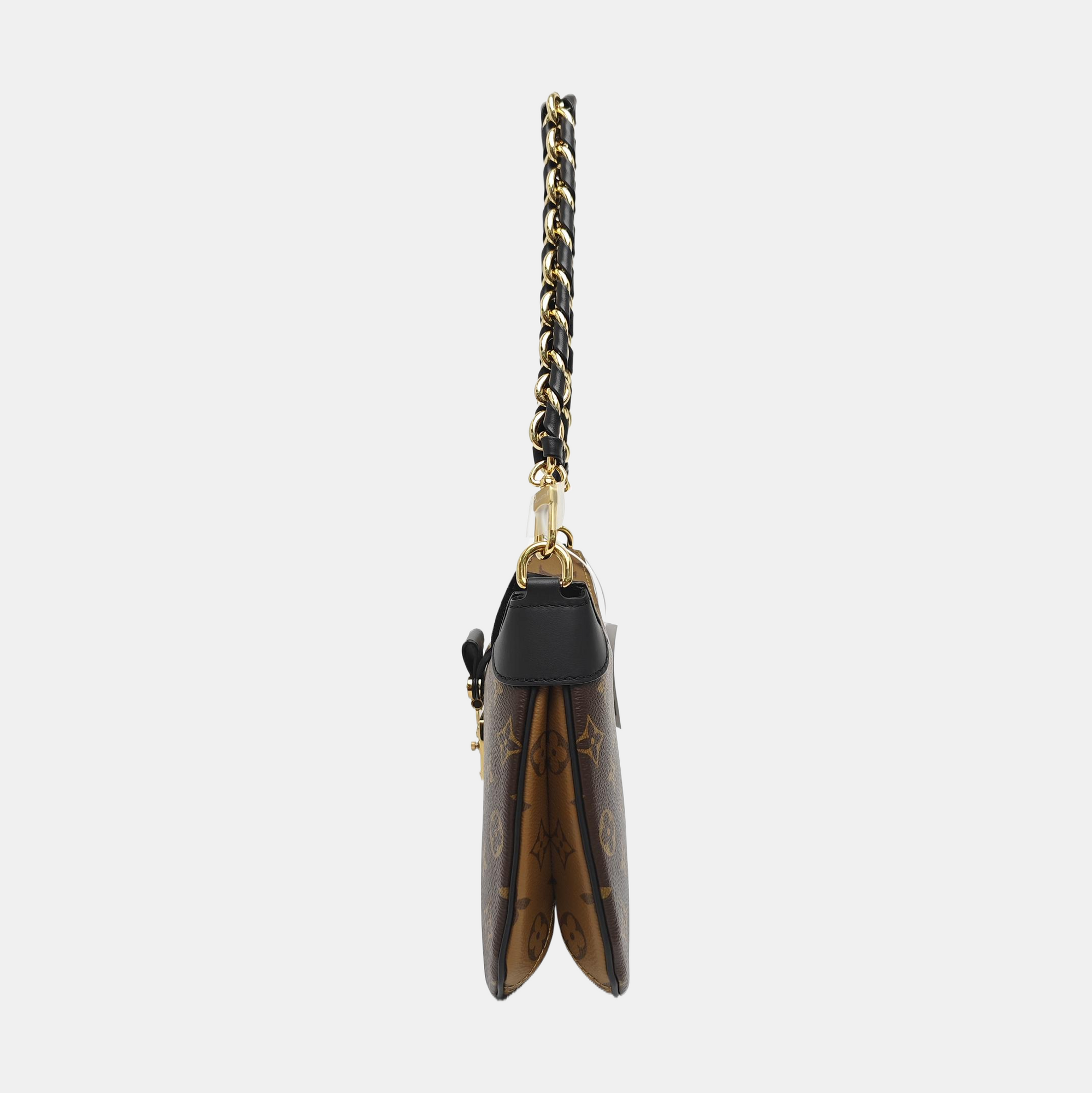 TWINNY Monogram Coated Canvas Brown