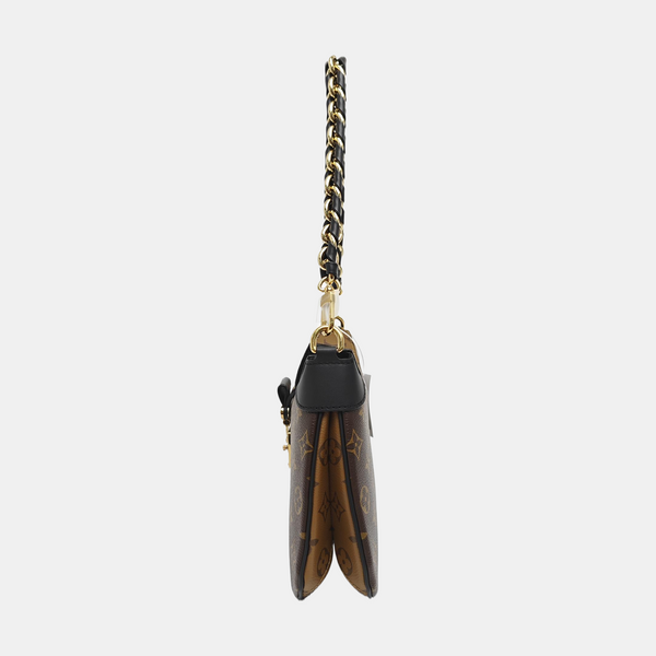TWINNY Monogram Coated Canvas Brown