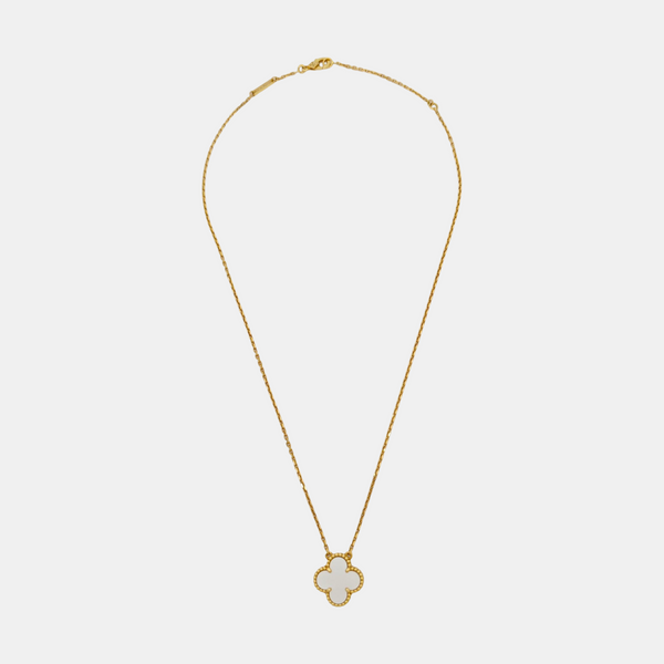 Vintage Alhambra 18k Gold Necklace