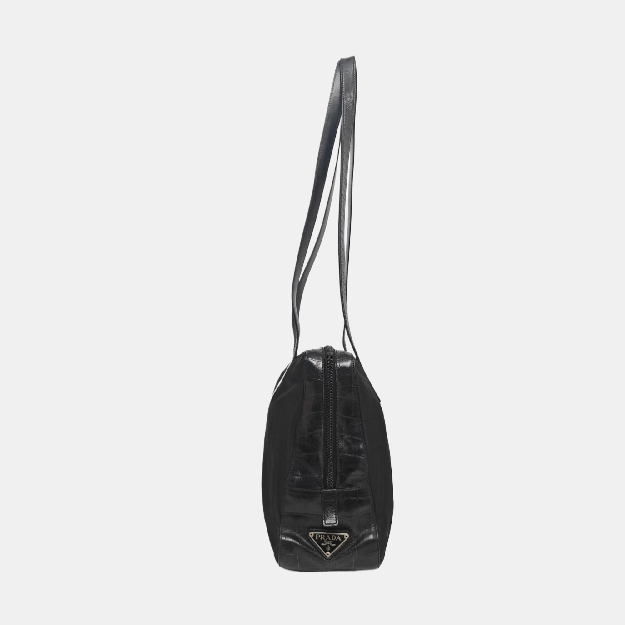 Nylon Tote Bag Black