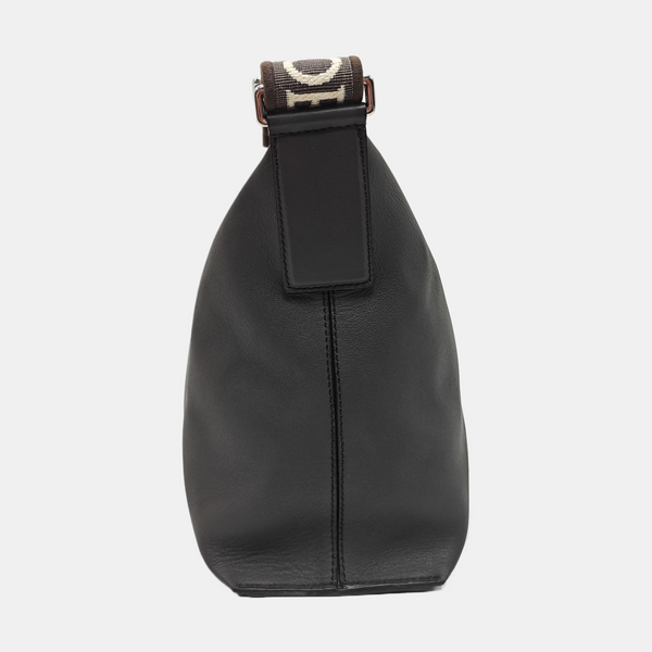 Calfskin Shoulder Bag Gray