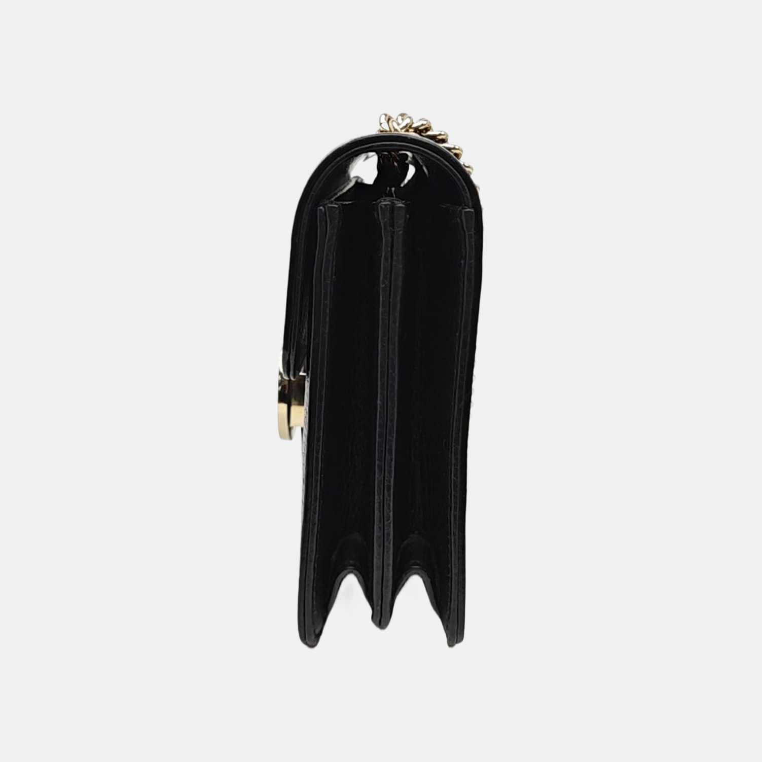 Interlocking G Small Calfskin Black