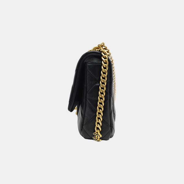CLASSIC FLAP Mini Quilted Lambskin Black