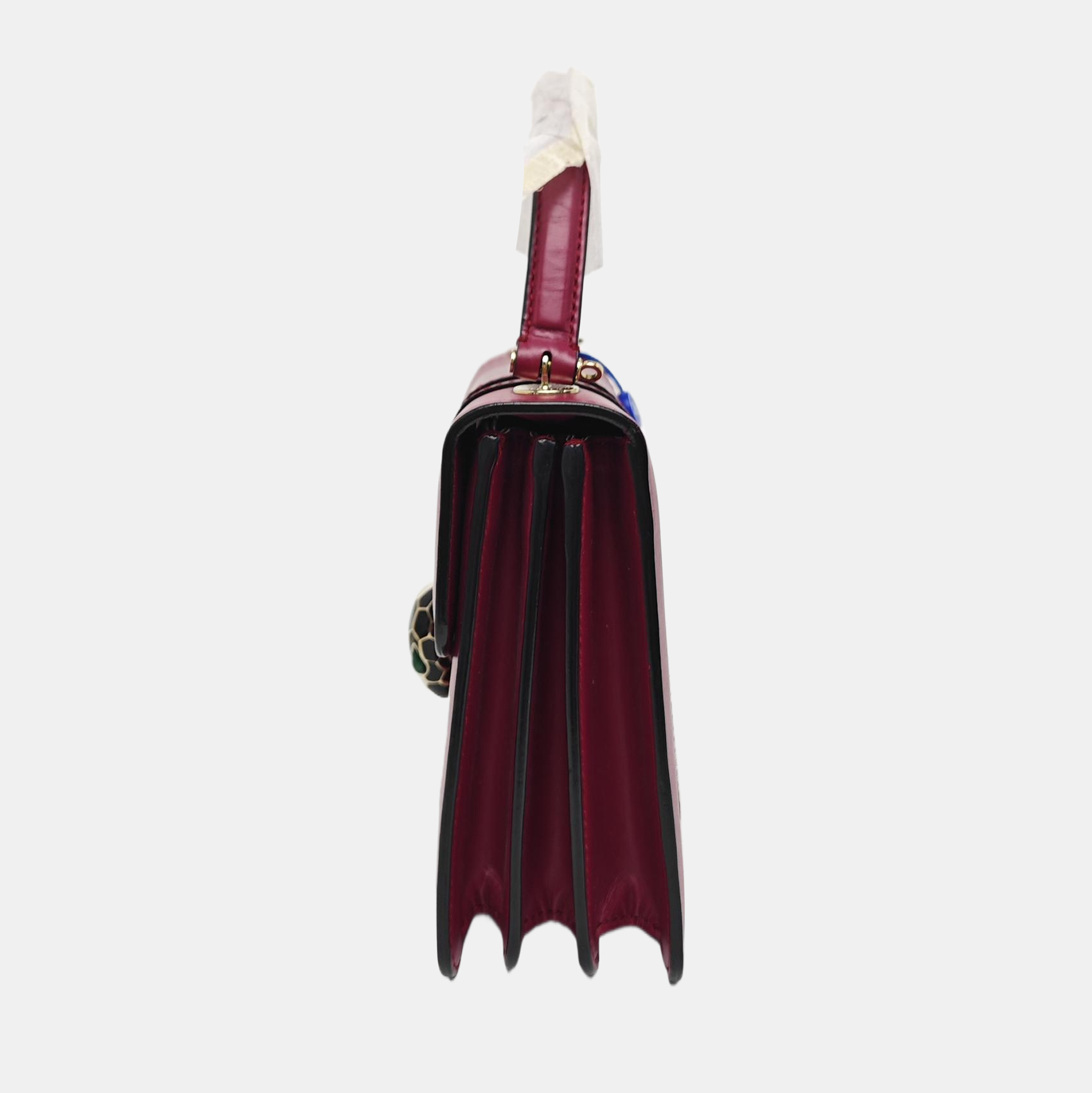 SERPENTI FOREVER Small Calfskin Red