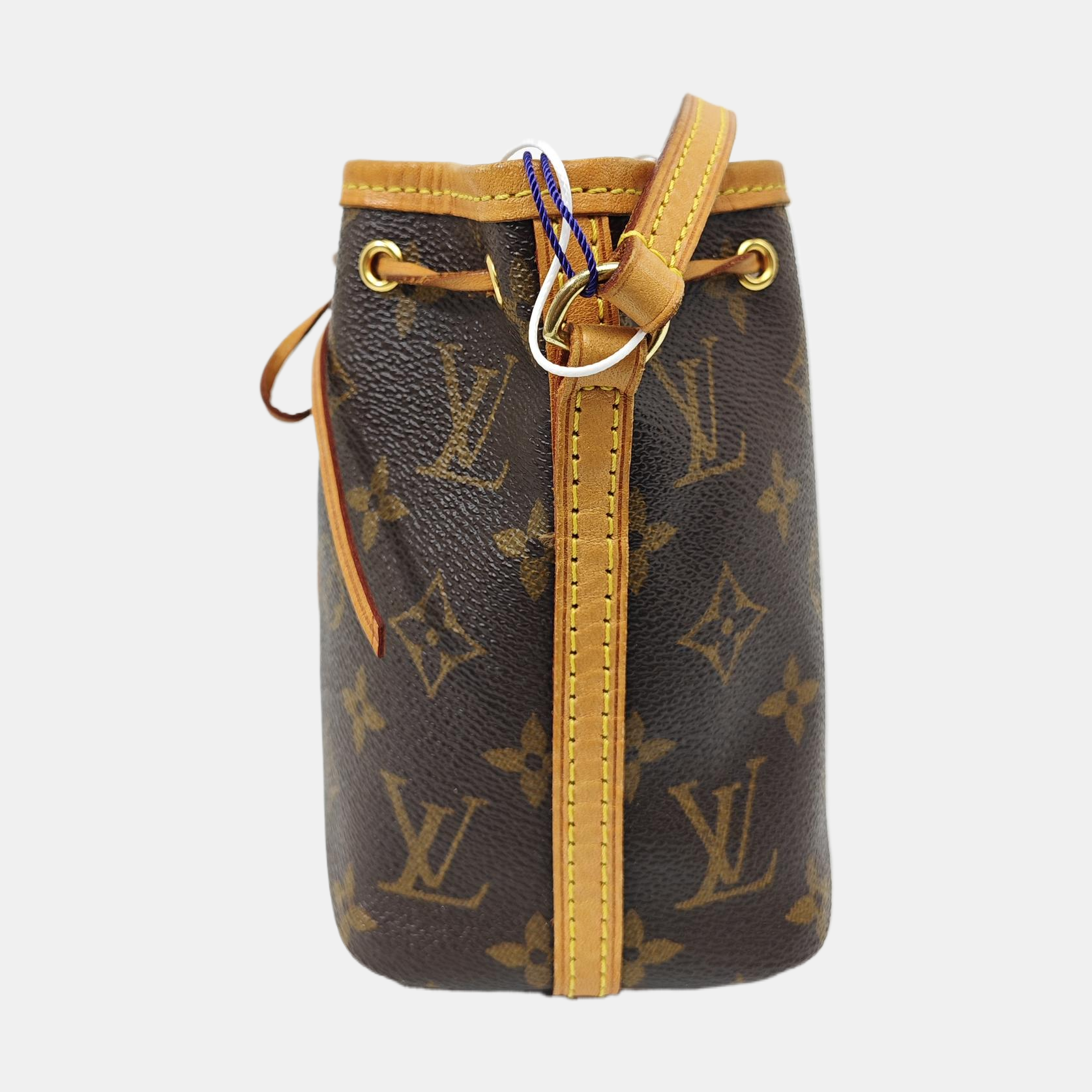 NÉONOÉ Nano Monogram Coated Canvas Brown