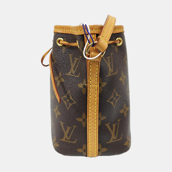 NÉONOÉ Nano Monogram Coated Canvas Brown
