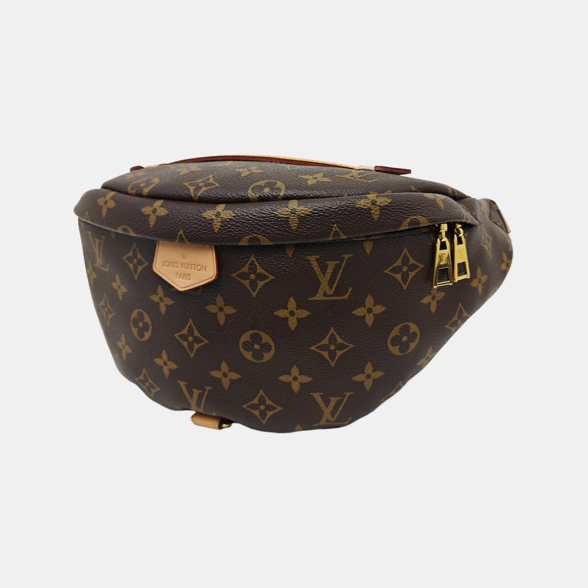 BUMBAG Monogram Coated Canvas Brown