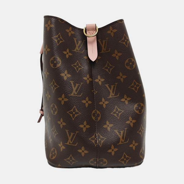 NÉONOÉ MM Monogram Coated Canvas Brown