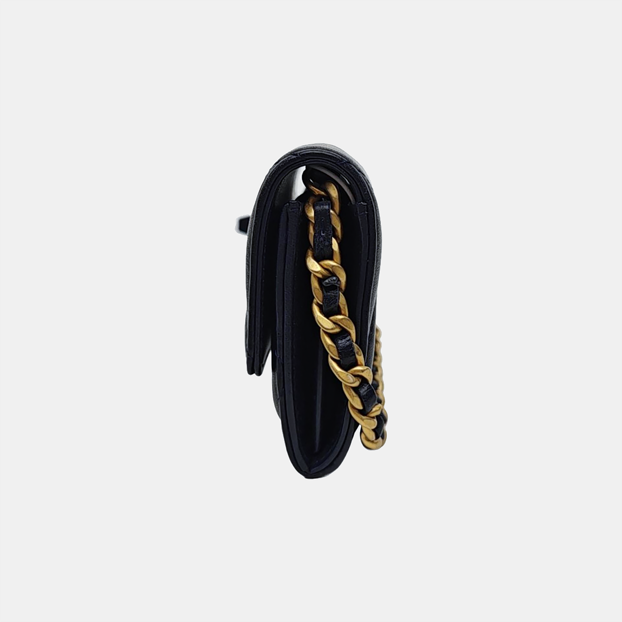 CHANEL 19 Small Quilted Lambskin Blue