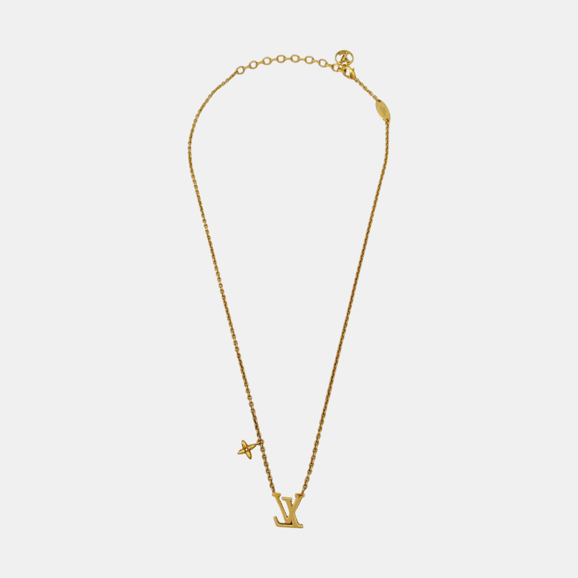 LV ICONIC Metal Gold Necklace
