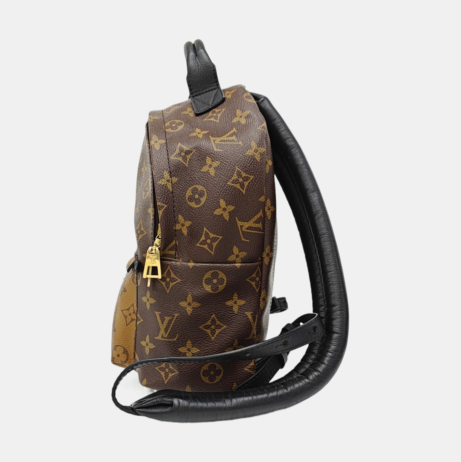 PALM SPRINGS PM Monogram Coated Canvas Brown
