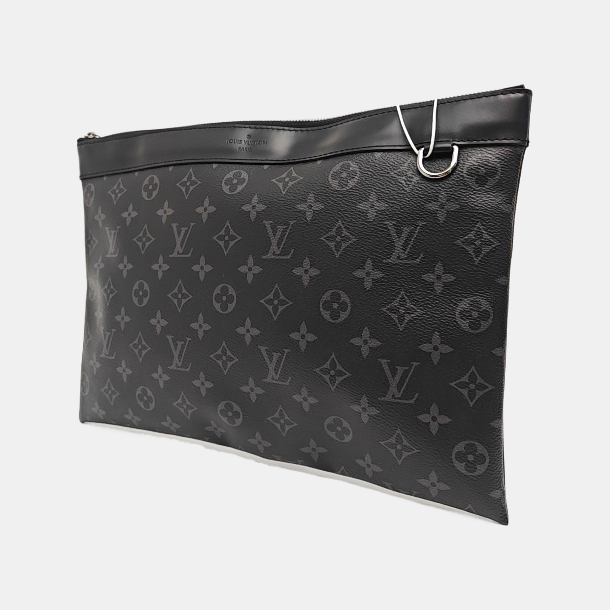 DISCOVERY Monogram Coated Canvas Gray