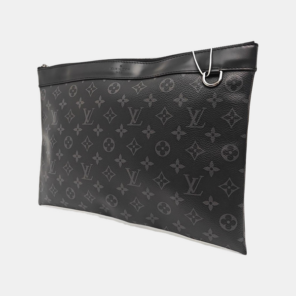DISCOVERY Monogram Coated Canvas Gray