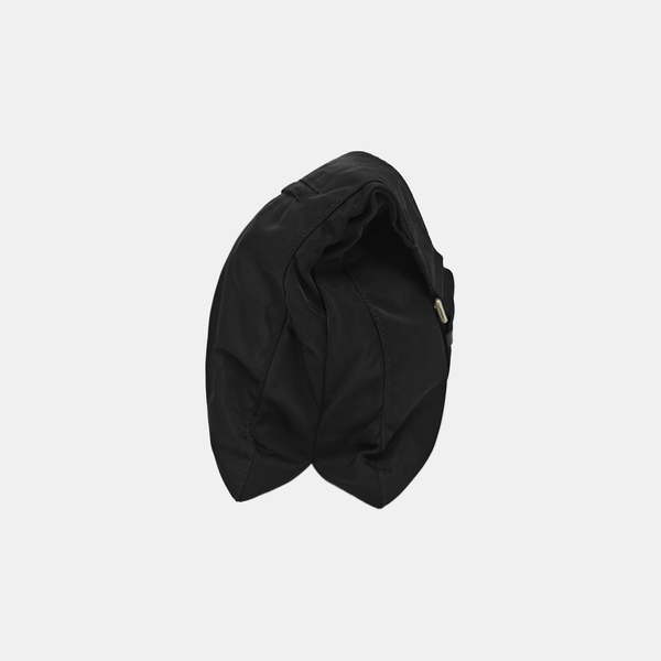Nylon Shoulder Bag Black