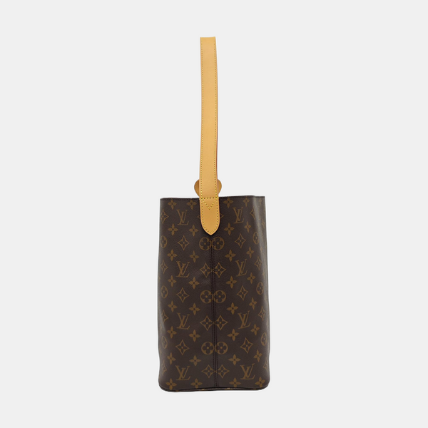 ALL IN GM Monogram Coated Canvas Brown